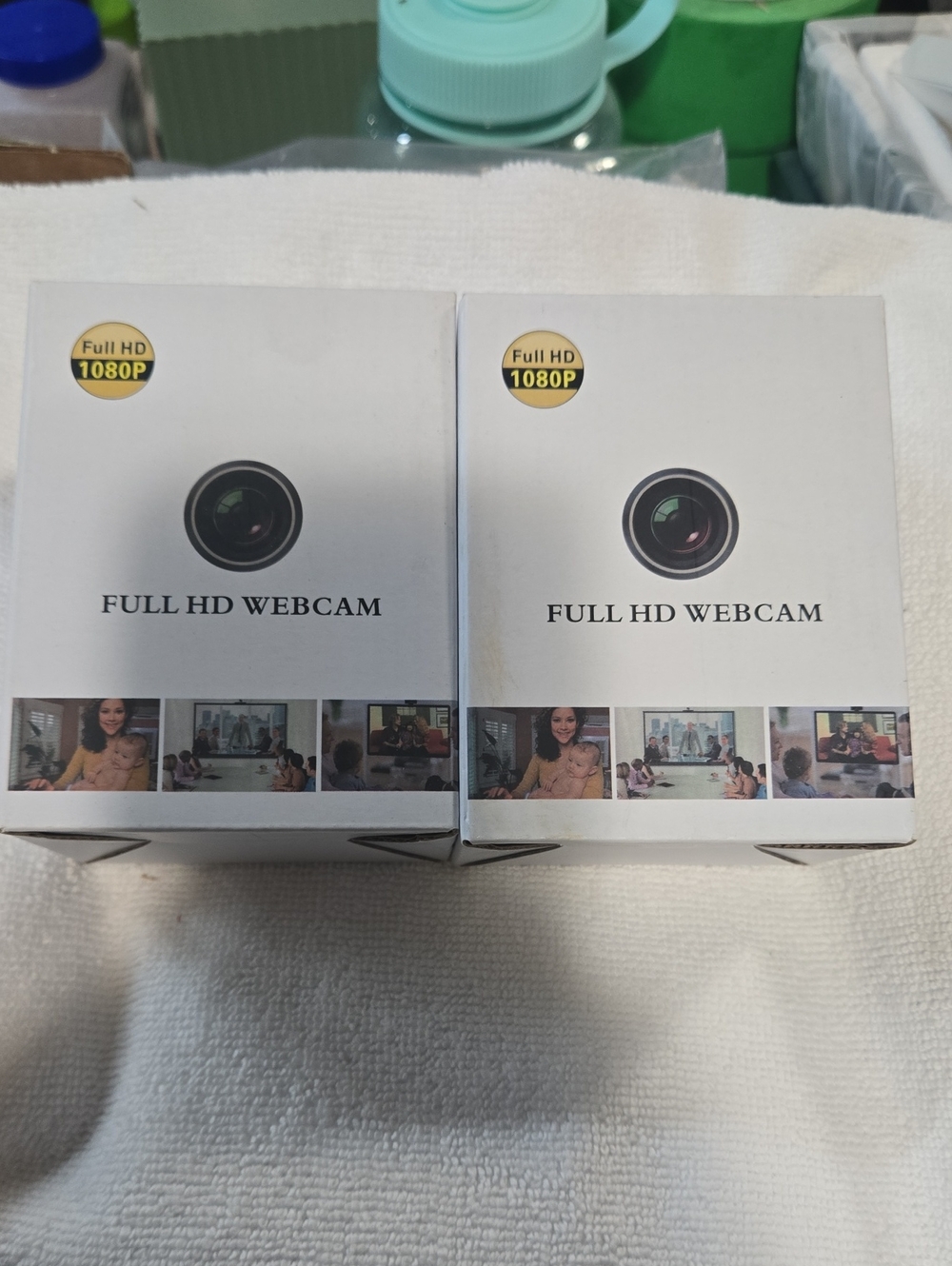 Full HD Webcam - White - Unbranded